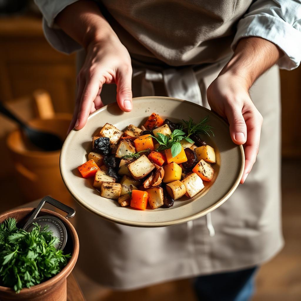 Chef plating